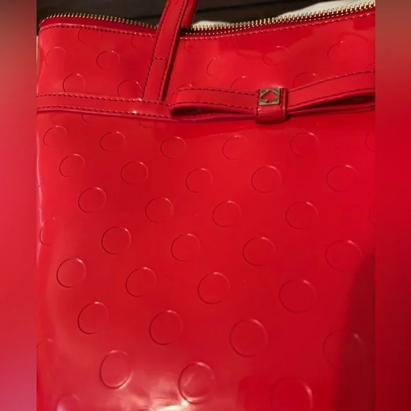 kate spade Jeralyn Camellia Street medium patent leather tote - Picture 3 of 8